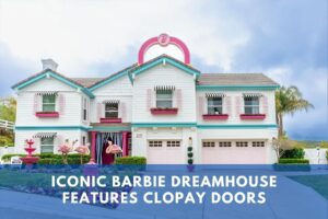 Iconic Barbie Dreamhouse Features Clopay Doors