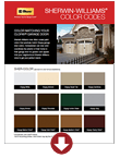 Sherwin Williams® Coachman Collection Color Codes in Wyckoff