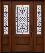 Fiberglass entry doors rustic collection in Wyckoff & Wyckoff , NJ